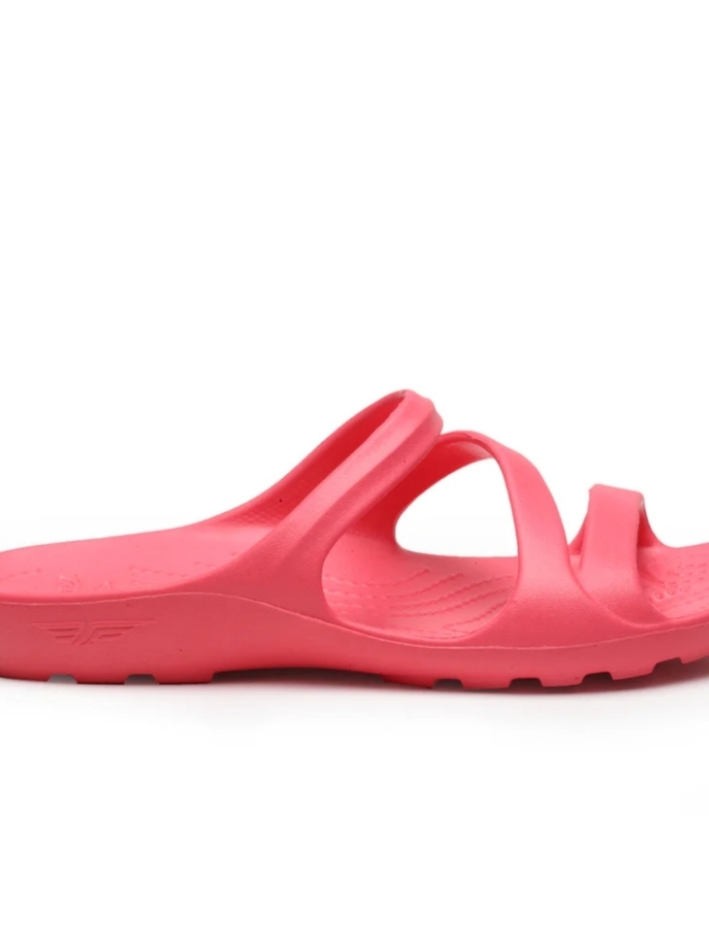 Crocs Kadee2 Strappy Slide Sandals- Coral Pink